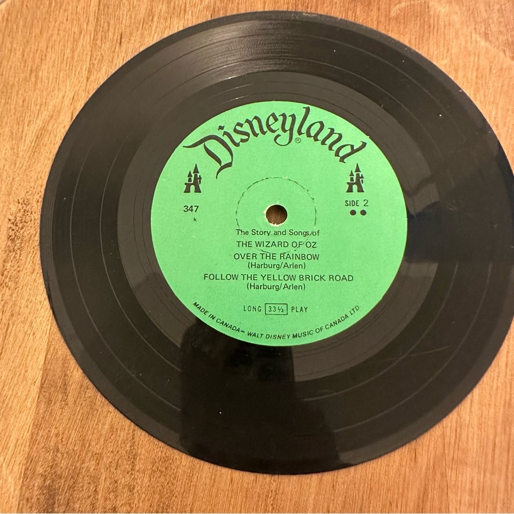 Vintage 1978 The Story Of The Wizard Of Oz 24 Page Book Record 33 1/3 RPM #347 - Picture 11 of 16